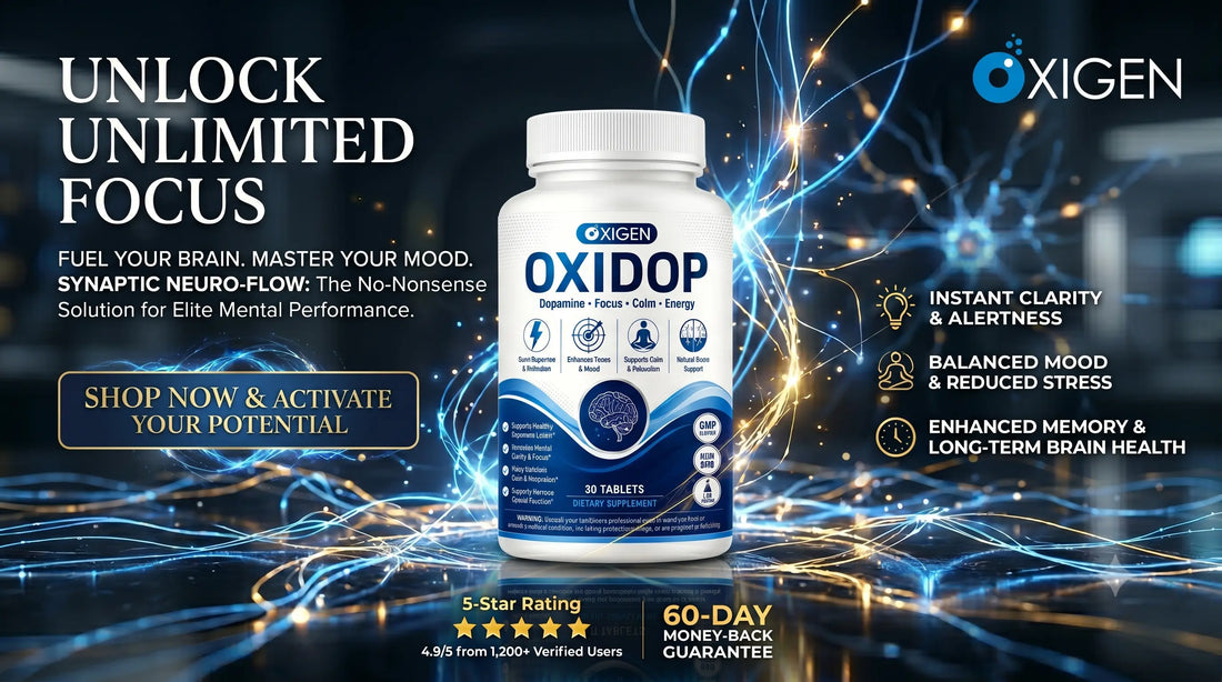 OXIDOP Dopamine Support Supplement: A Guide to Focus, Mood, and Daily Neuro Wellness