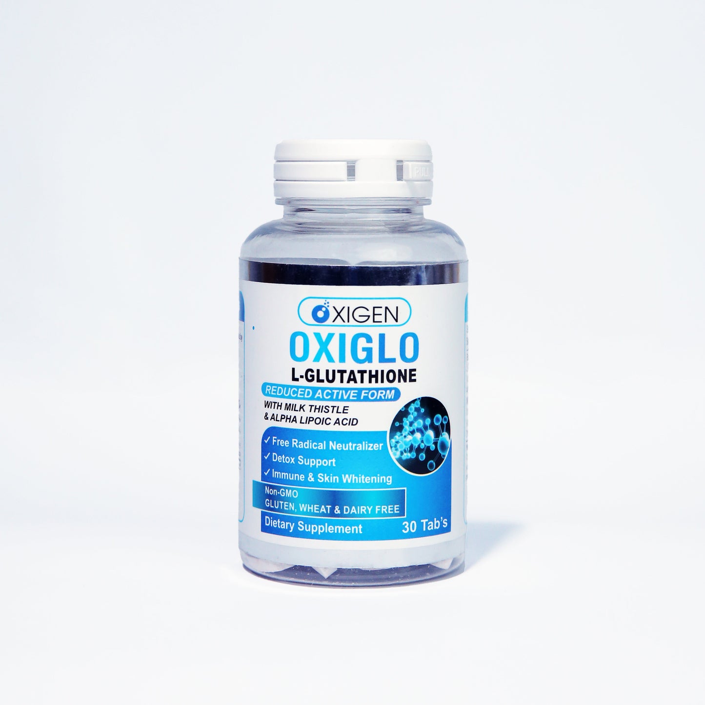 OxiGlo – Glutathione Supplement for Glowing Skin in Pakistan (L-Glutathione 750mg)